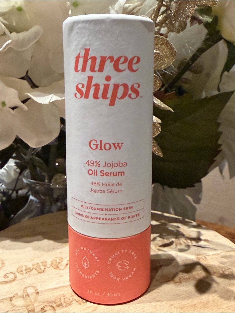 Three Ships Glow Jojoba Oil Serum, NEW 1 Fl oz sealed amazing product